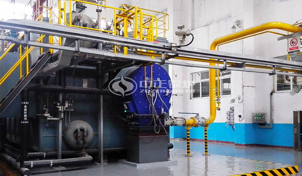 銅工廠40噸SZS系列冷凝式燃氣鍋爐項目