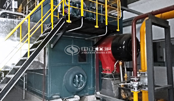 中煙廠20噸SZS系列燃氣蒸汽鍋爐項目
